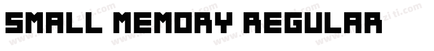 Small Memory Regular字体转换